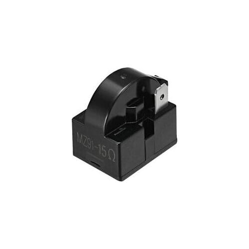 15 Ohm 1 Pin Refrigerator PTC Starter Relay Black