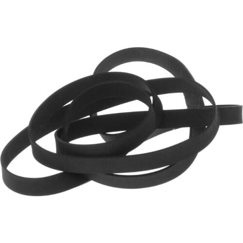 2PcsWidth 6-10mm Wide Turntable Rubber Belt Replacement Flat Drive Belt for Vinyl Record Player 110-136mm Diameter