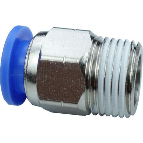 3 Pcs Pneumatic Push In Air Fitting Straight Male Connector 12 mm OD* 1/2" NPT PC012-N04