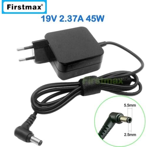 19V 2.37A laptop ac power adapter battery charger for Asus D550CA F551CA F555LA P551CA R511LA R511LB R511LD R511LF R512M EU Plug