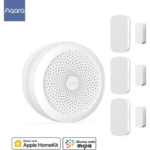 Aqara Door Window Sensor Samrt Gateway Hub Home Security Kit Wireless Zigbee Connection Work with Apple Homekit Mijia Aqara APP