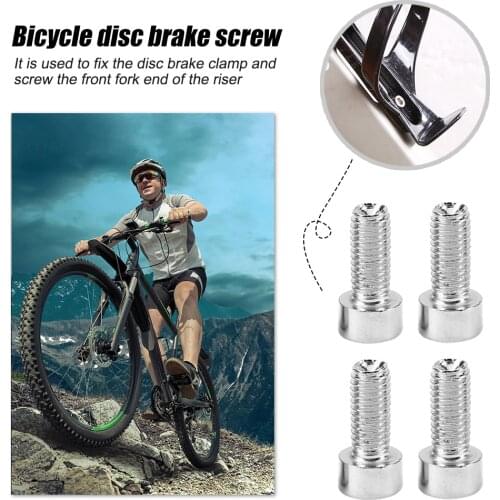 4pcs MTB Bicylce Bike Water Bottle Holder Mountain MTB Bike Water Bottle Holder Cage Screw Bolts Bicycle Accessories