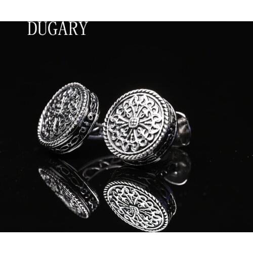 DUGARY Sparta style shirt cufflink for mens designer metal Cuff link Button male High Quality Luxury Wedding Wholesale