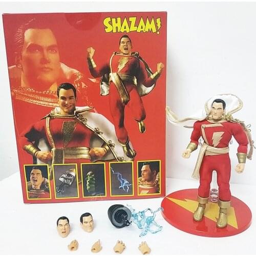 MEZCO Shazam Action Figure Mezco One:12 Super Villains Shazam Action Figure PVC Action Figure Model Gift Toy Doll