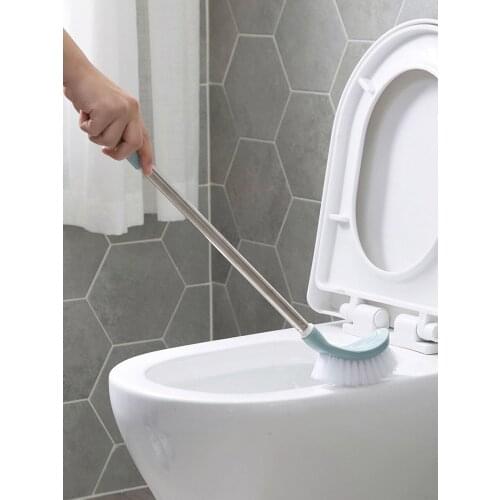 Curved Foot Toilet Cleaning Brush Household Long-Handled Toilet Brush Without Dead Ends