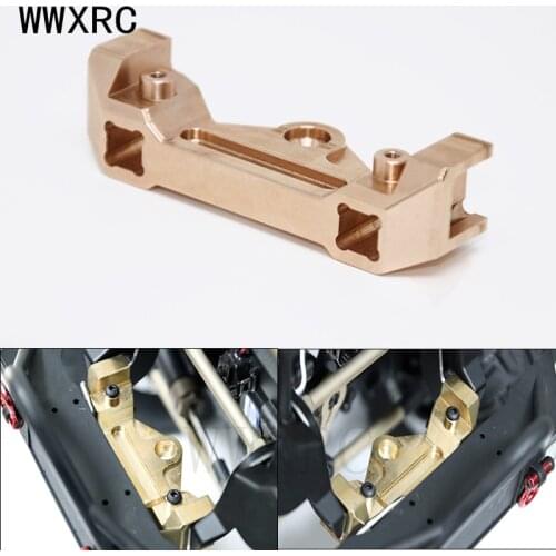 Brass Front Beam Stand Bumper Mount for 1/10 YK4103 YK4102 YK4082 RC Crawler Metal Counterweight Upgrade Parts