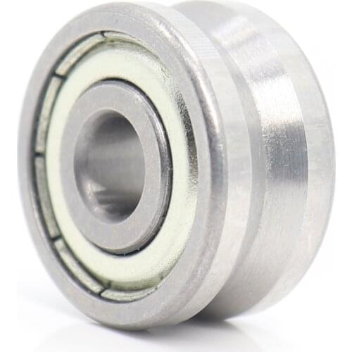 LV62010 ZZ bearing wheel 1PC 6*20*10mm LV series V groove pulley Traces walking guide rail bearings roller LV62010ZZ