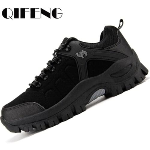 Fur Warm Casual Shoes Men Black Walkng Ankle Boots Couple Autumn Footwear Classic Outdoor Sneakers Mountain Climbing Women Snow