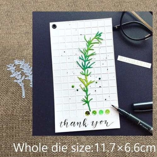 New Design Craft Metal Cutting Die cut die Rosemary plant decoration scrapbooking Album Paper Card Craft Embossing Die Cuts
