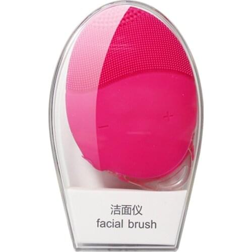 Professional Ultrasonic Vibration Electric Facial Cleansing Face Washing Brush Skin Blackhead Remover Pore Cleaner Face Massage
