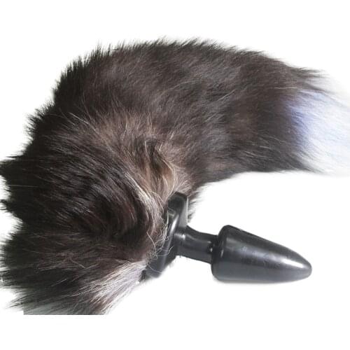 Furry Dog Tails huge Anal Plug Sexy Toys bullet Butt Plug BDSM Flirt giant Fox Anus Adult Games Product For Couples fetish Women
