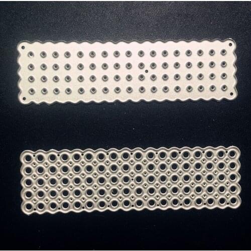 SCD1210 Rectangle Strip Metal Cutting Dies For Scrapbooking Stencils DIY Album Cards Decoration Embossing Folder Die Cuts Tools