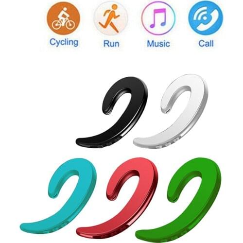 Y-12 sports wireless bluetooth headset hands-free car driver 4.1 sports bone conduction earhook stereo 2.4 GHz mini headphones