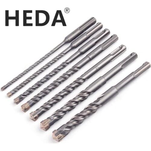 Free Shipping 1PC SDS Plus 5-16mm Electric Hammer Drill Bits 160mm Cross Type Tungsten Carbide Alloy for Masonry Concrete Stone