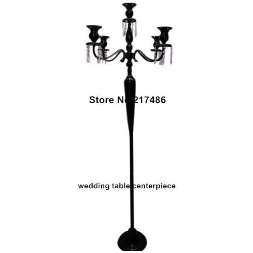 150cm tall ) sliver or gold mental Beautiful wedding decoration tall crystal centerpiece candelabra