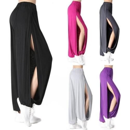Women Breathable Comfortable Modal Yoga Pants Loosen Trousers for Jogging Yoga Pants