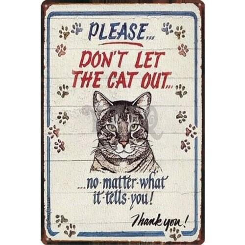 Tin Sign Metal Plate Kids Room Wall Bar Cafe Home Art Craft Decor 30X20CM DU-2738