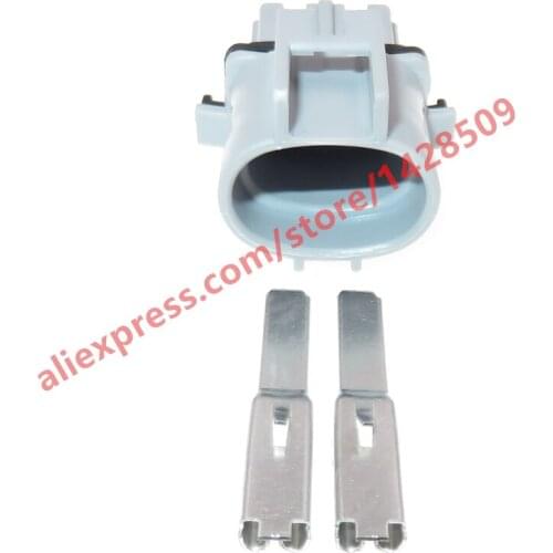 5 Sets 2 Pin 4.8 Series Auto Accessories Automotive Electronic Fan Wiring Harness Socket Unsealed Male Plug With Terminal