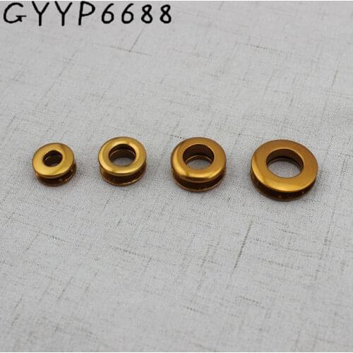 10sets old gold pushed grommet bags adjusted strap accessory pressed round eyelets