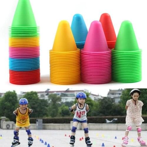10PCS Agility Maker Cones For Slalom Roller Skating 7.8*7.5cm Sports Training Sports Outdoor Tools Traffic Cone