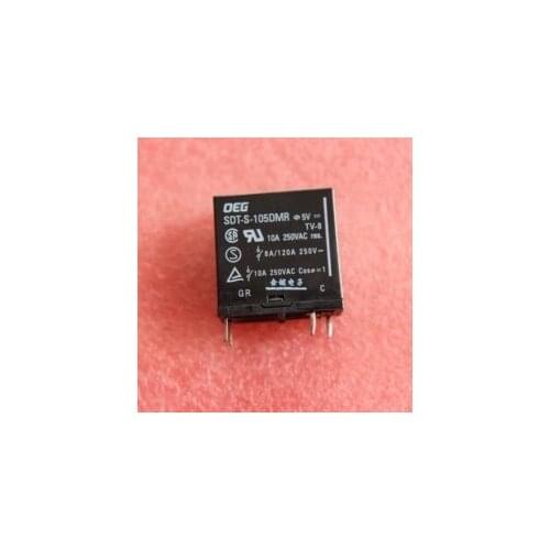 10PCS/LOT relay SDT-S-105DMR 5V SDT-S-105DMR-5V SDTS105DMR 5V DC5V 5VDC 4PIN