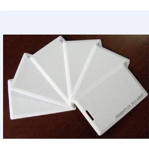 1000pcs thick 125KHz rfid EM4100 TK4100 rfid id Card read only Access Control System hotel card EM4100 ID card