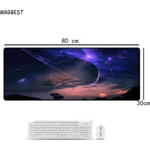 2020 New Large Size Mouse Pad Night Sky Series Gaming Mouse Pad Non-slip Xxl Mouse-pad with Delicate Lock for Office Desk Pad