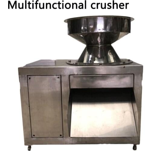 300-500KG/H multi-function food crusher Commercial coconut crusher Coconut meat grinder fresh ginger crusher 380V