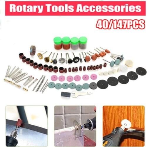40Pcs/147Pcs Accessories Rotary Tools DIY Set USB Electric Ginder Accessories