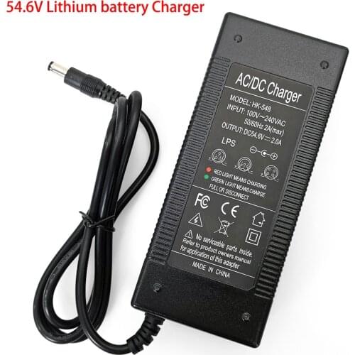 48V 2A 13S bike modification/electric/scooter 54.6v Polymer lithium battery charger