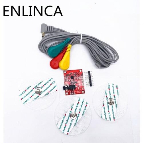 AD8232 Ecg module AD8232 ecg measurement pulse heart ecg monitoring sensor module kit Diy