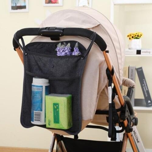 Baby stroller accessories hanging bag stroller back hanging bag out storage bag 4 colors