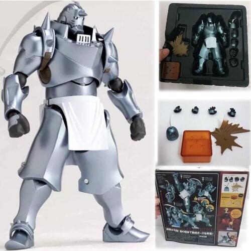Revoltech Yamaguchi No.116 Fullmetal Alchemist Edward Elric No.117 AlphonseAction Figure Model Toys Doll For Gift