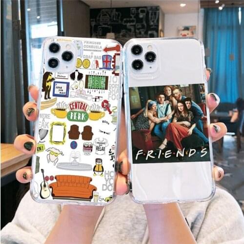 New Central Perk Coffee Friends Tv Show Phone Case for IPhone 11 Pro Max X XR XS Max 7 8 6s Plus SE2 How You Doin Tpu Back Cover