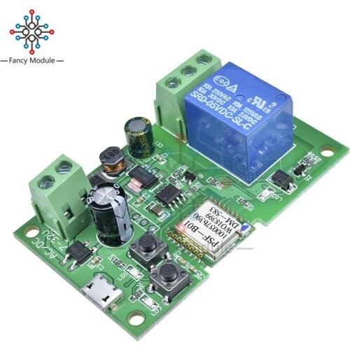 Diymore DC 5V-12V Jog Self-lock Smart WiFi Wireless Switch Relay Module by APP Control