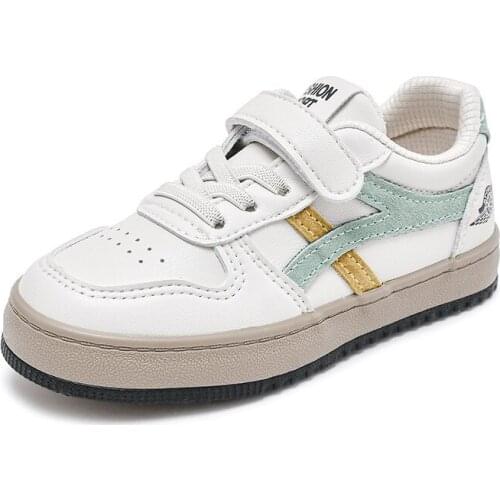 Children White Shoes Spring & Autumn Girls & Boys Shoes Breathable Non-slip Casual Fashion Kids Sneakers Size 25-37