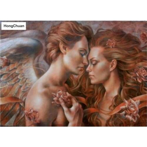 Couple DIY 5D Square/Round Diamond Embroidery Mural Diamond Painting Cross Stitch Mosaic Home Decoration Mural Gift