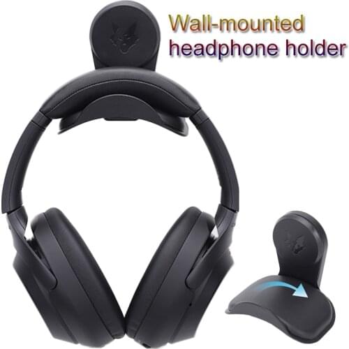 Wall-mounted Earphone Stand ABS+TPU Multi-functional Game Headphone Holder Bracket Display Shelf