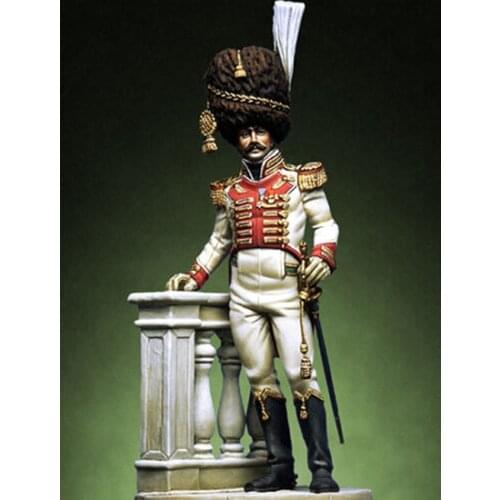 New Unassembled 1/32 54mm ancient man officer stand 54mm Resin Figure Unpainted Model Kit