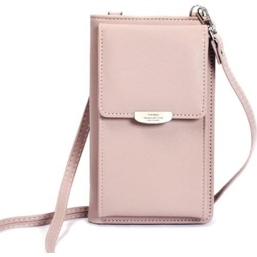 New Ladies Long Phone Bag Women Fashion Crossbody Bag Korean Large-Capacity Student Hand Clutch Bag