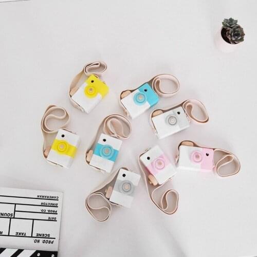 New Cute Wood Camera Toys Wall Hanging Safe Natural Toys For Baby Children Fashion Educational Toys Birthday Christmas Gifts