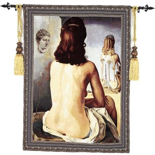 110*138cm Wall Tapestry Wall Hanging Belgium Arts Moroccan Decor Gobelin Medieval Decorative Tapestries Wall Cloth/Blanket