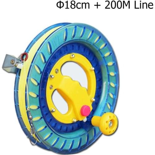Professional Kite Line Winder Winding Reel Grip Wheel + String Flying Tools & Lock Kites for Adults Toys for Children