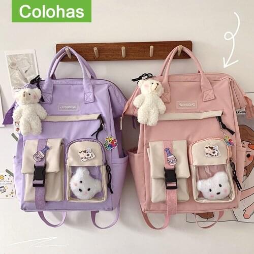 2021 Fashion Laptop Backpack Notebook Bag Women Colorful School Backpack For Children Waterproof School Bag Baby Diaper Bag