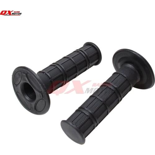 Black colours Universal handle grips Hand Grips Gel Handle Bar dirt pit bike Motorcycle Motocross Motorbike Parts Free shipping