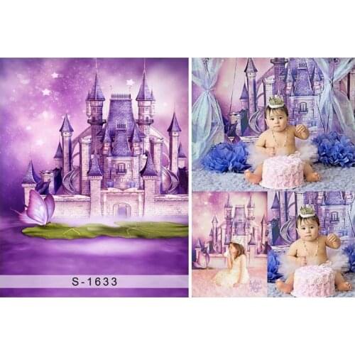 Prince boy birthday photo backgrounds vinyl fotografia baby castle photography backdrop for photo studio props photophone S-1633