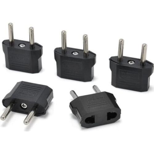 High quality US/USA to European Euro EU 2 Round Pin Plug Socket Travel Charger Adapter Plug Outlet Converter Adapter