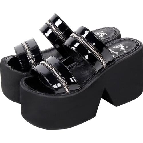 Angelic imprint woman lolita cosplay punk shoes lady high heels pumps girl princess summer dress party sandals 510 fish mouth PL