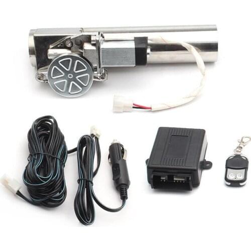 1Pc Car 2 2.25 2.5 3 inch Electric control exhaust pipe stainless steel electric control with Remote Control Changeable voice