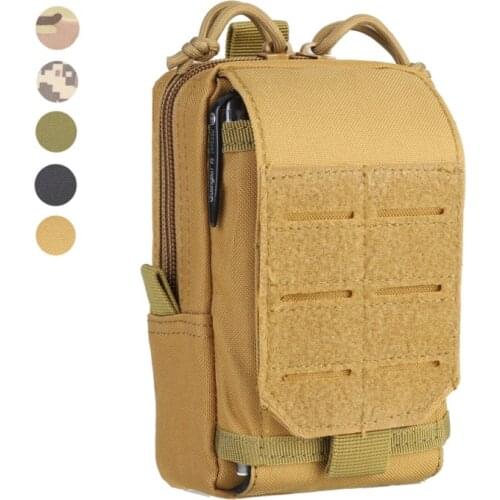 1000D Tactical Molle Pouch Waist BagMen EDC Tool Vest Pack Purse Mobile Phone Case Outdoor Hunting Compact Bag